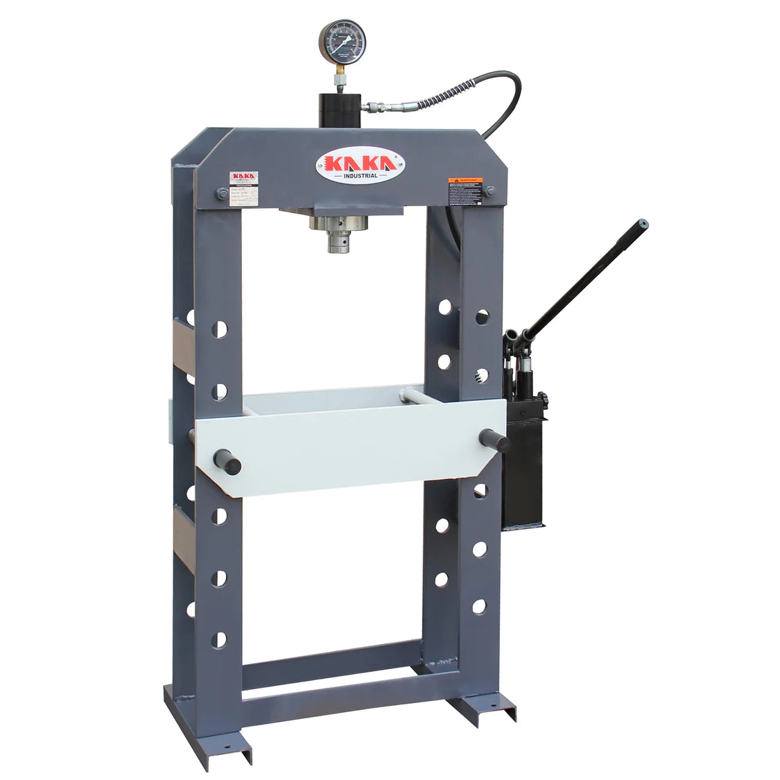 HP-25S Prensa Hidráulica, Bomba Manual de Doble Velocidad, Marco en H con Capacidad de Hasta 25 Toneladas Kayka Industrial