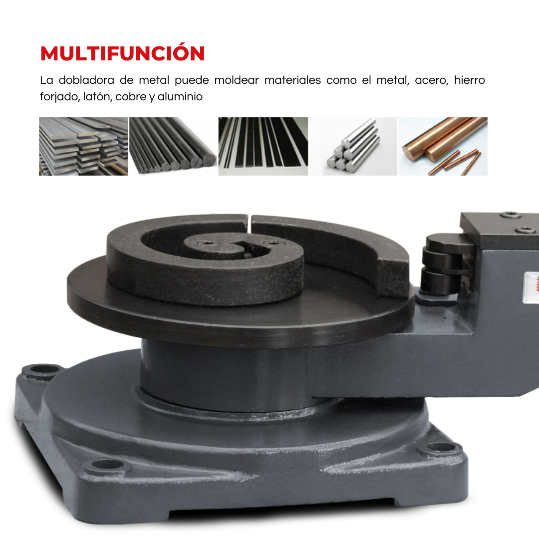 <transcy>KAKA Industrial SBG-30 Universal Bender, Scroll Bender with 3 ”, 5” and 7 ”Toolings</transcy>