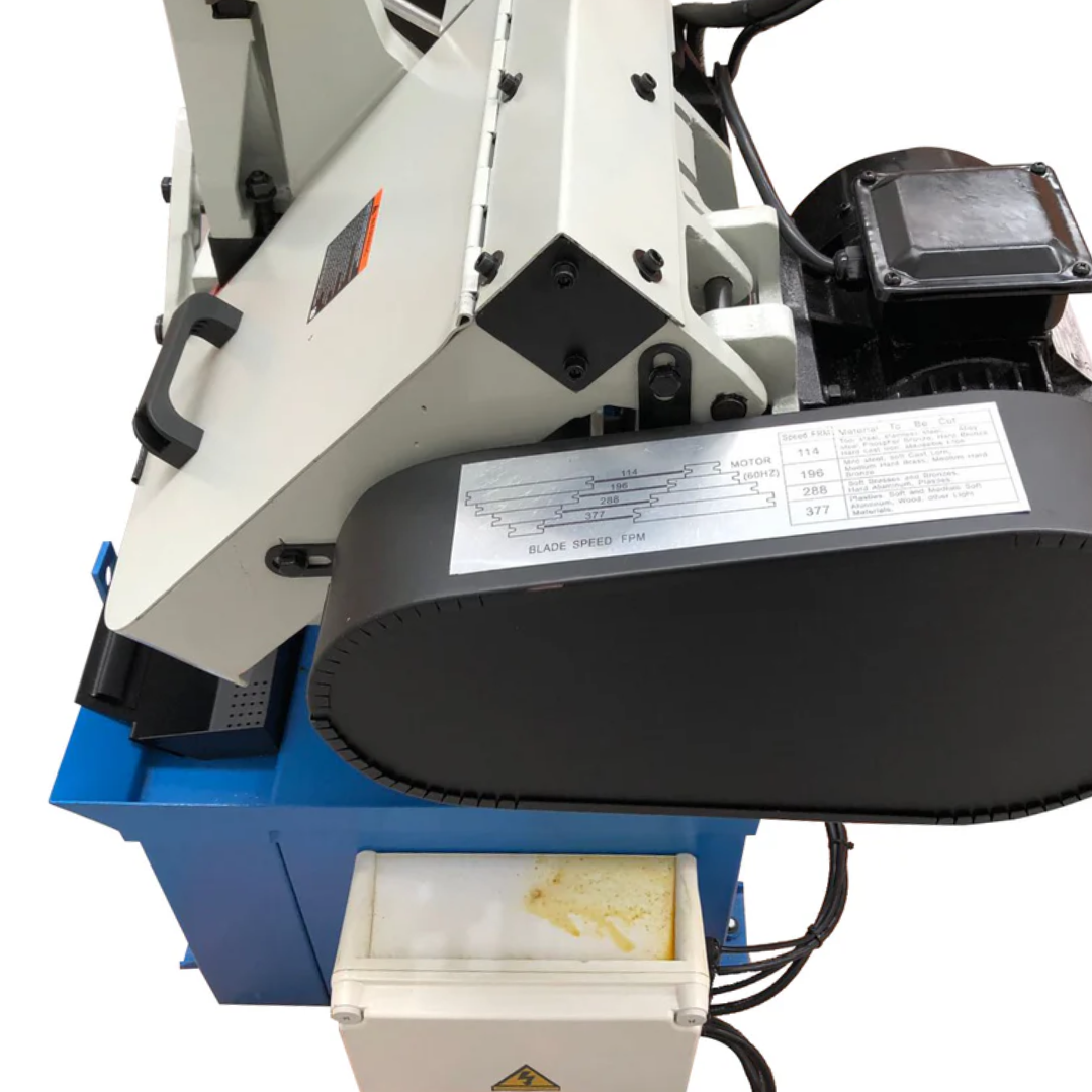 BS-916B Maquina Sierra Cinta Horizontal Tipo Tijera, Capacidad de Corte 9” x 16”, 220V/60HZ/Trifásica. Kayka Industrial