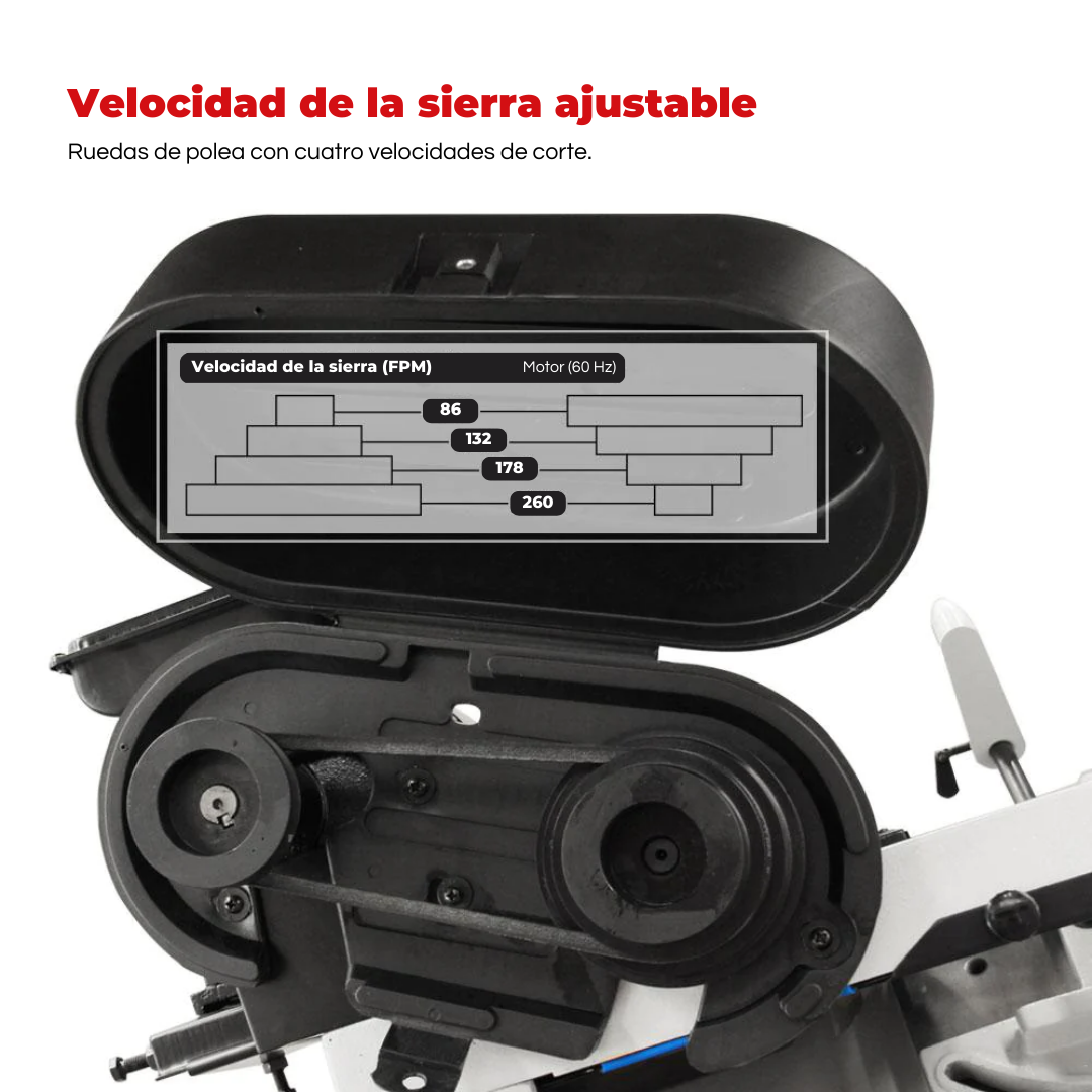 BS-712N Máquina Sierra Cinta con Abertura de 7" Kayka Industrial