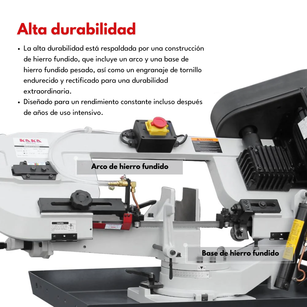 <transcy>KAKA indsutrial BS-712R 7 "Metal Cutting Band Saw Machinery, 115V & 230V / 60HZ / 1PH , Prewired 230V</transcy>
