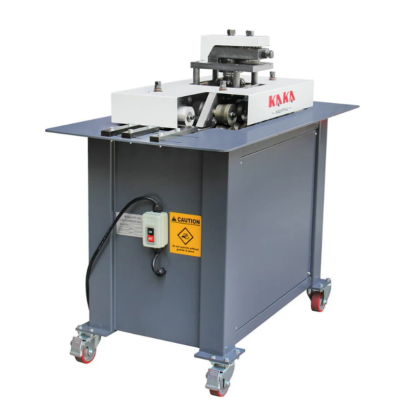 Máquina PF16G para hacer uniones tipo Pittsburgh en lámina KAYKA INDUSTRIAL