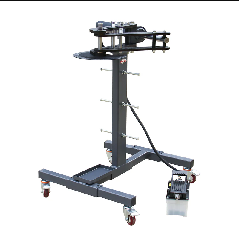 Dobladora de tubo TB-3B neumohidráulica de 10 T para jaulas antivuelco y tubos de escape, con cilindro de carrera de 12 in. KAYKA INDUSTRIAL