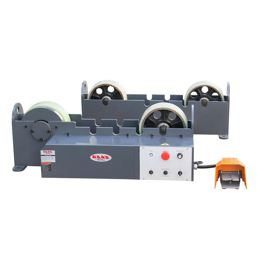 TRS2200 Rodillo giratorio motorizado para soldadura capacidad de carga de 2200 kg, rotador de soldadura con diámetro de 101 a 1524 mm