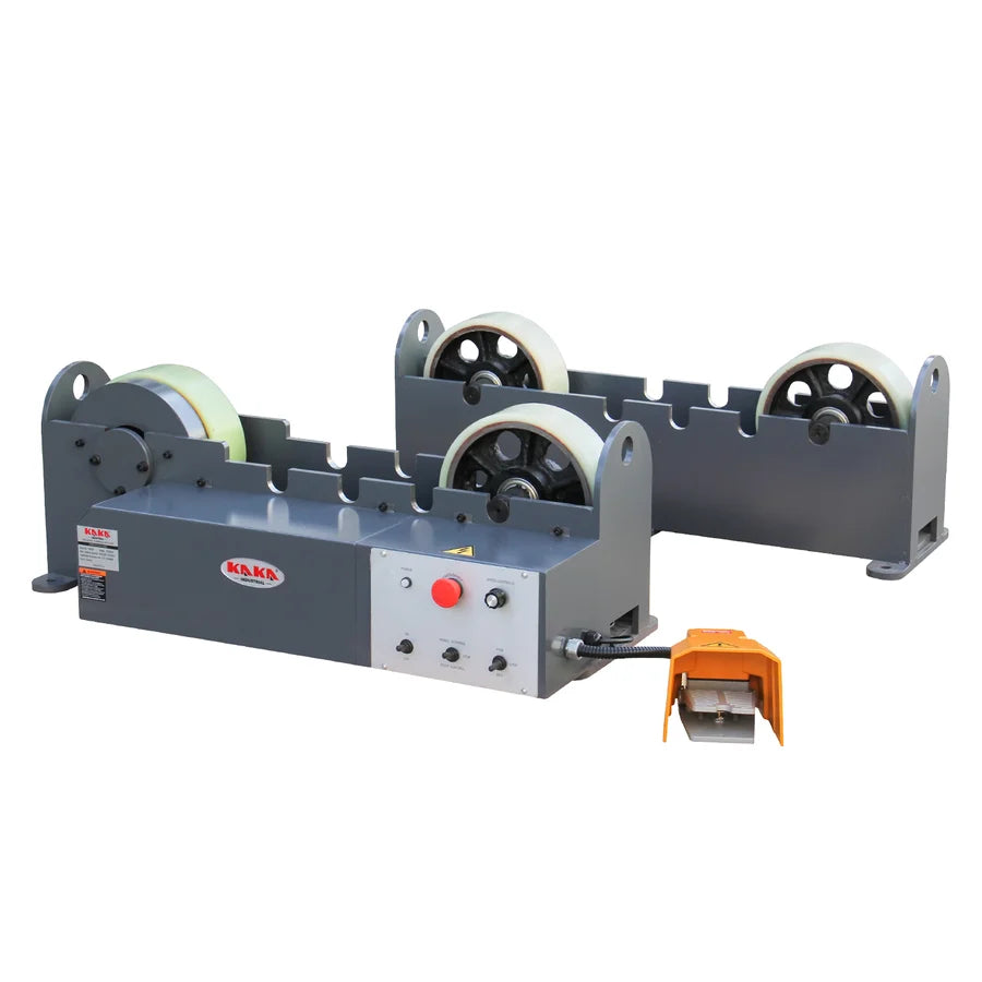 TRS2200 Rodillo giratorio motorizado para soldadura capacidad de carga de 2200 kg, rotador de soldadura con diámetro de 101 a 1524 mm