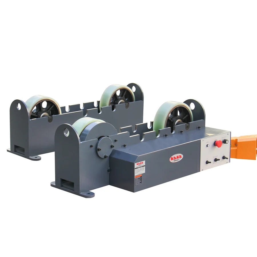 TRS2200 Rodillo giratorio motorizado para soldadura capacidad de carga de 2200 kg, rotador de soldadura con diámetro de 101 a 1524 mm