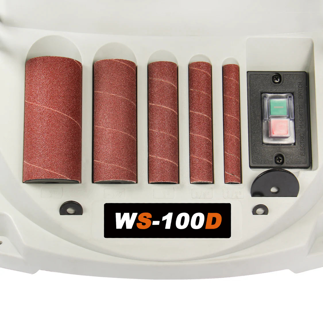 Lijadora Vertical Oscilante de Eje y Lijadora de Banda WS-100D, Máquina Combinada 2 en 1 para Carpintería Kayka industrial