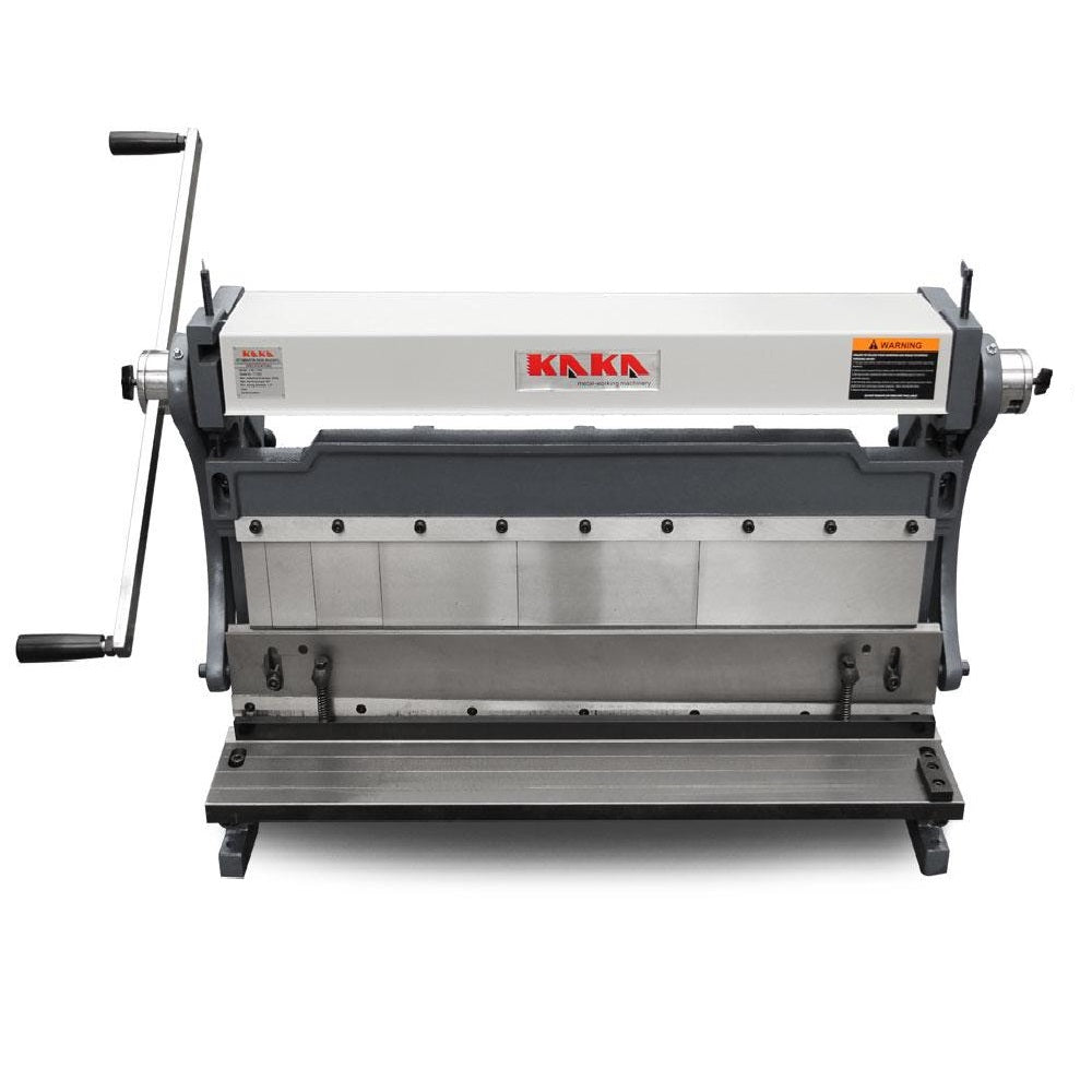 3-IN-1/30 Máquina Manual Combinada 3 en 1 para Lámina:  Cortadora, Dobladora y Roladora de 30" (76 cm.) Kayka Industrial