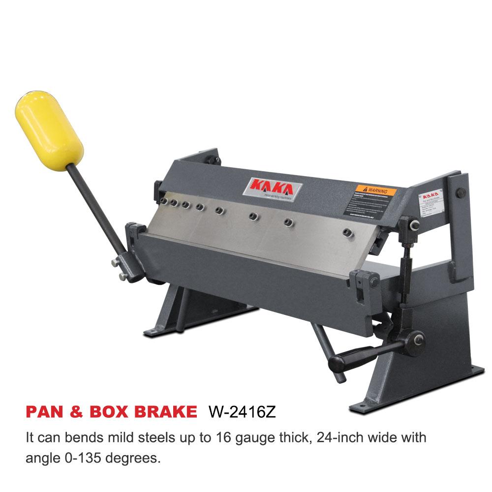 W-2416Z Dobladora de Lámina Universal (de muelas) Uso Rudo de 24" Calibre 16 Kayka Industrial