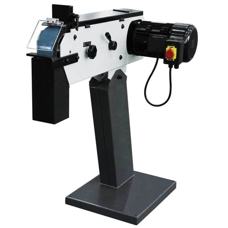 BG-3 Lijadora de Banda Amoladora, Tamaño de Banda 2000 mm x 75 mm, 220V Monofásico 3 kW de Potencia. Kayka Industrial