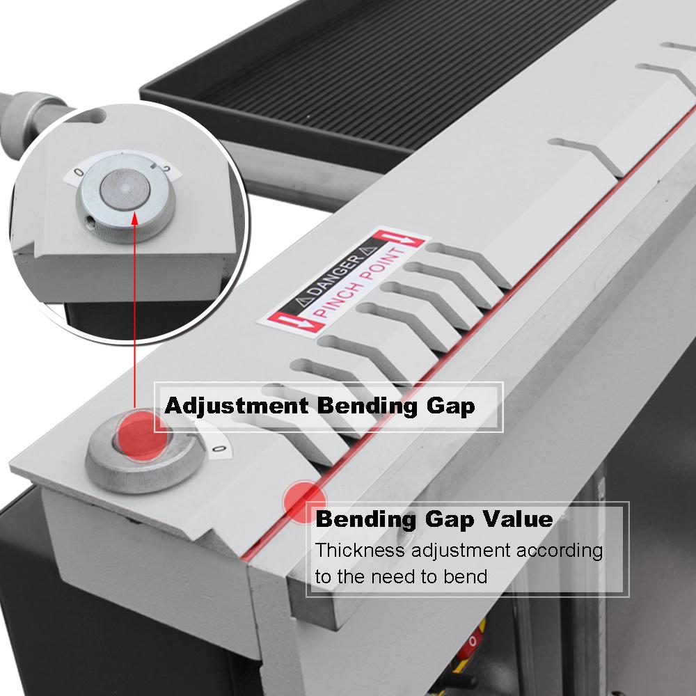 <transcy>Free Shipping! KAKA Industrial EB-4816B Manual Magnetic Sheet Metal Brake, Box and Pan Brake, 1-Phase 220V</transcy>