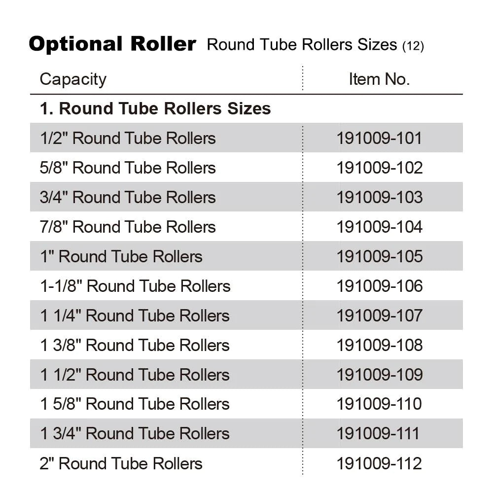 TR-60L Roladora de Tubos Perfiles y Solera Manual (Incluye dado a elegir). Kayka Industrial