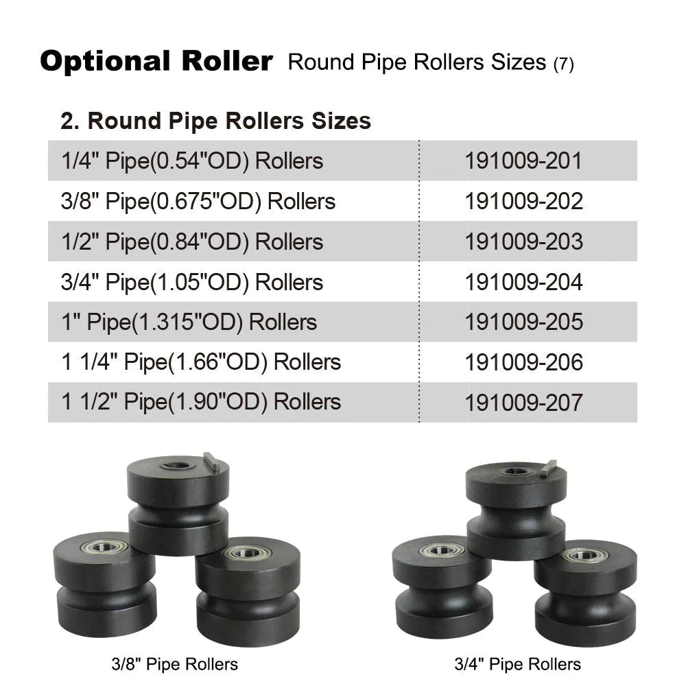 TR-60L Roladora de Tubos Perfiles y Solera Manual (Incluye dado a elegir). Kayka Industrial