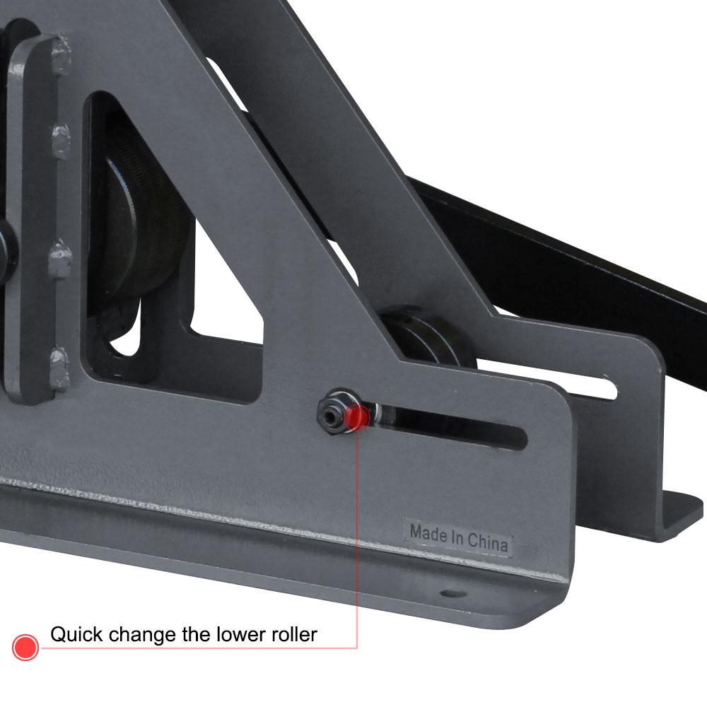 TR-40 Roladora de Perfiles Cuadrados y Soleras Manual con Rodillos Ajustables Kayka Industrial