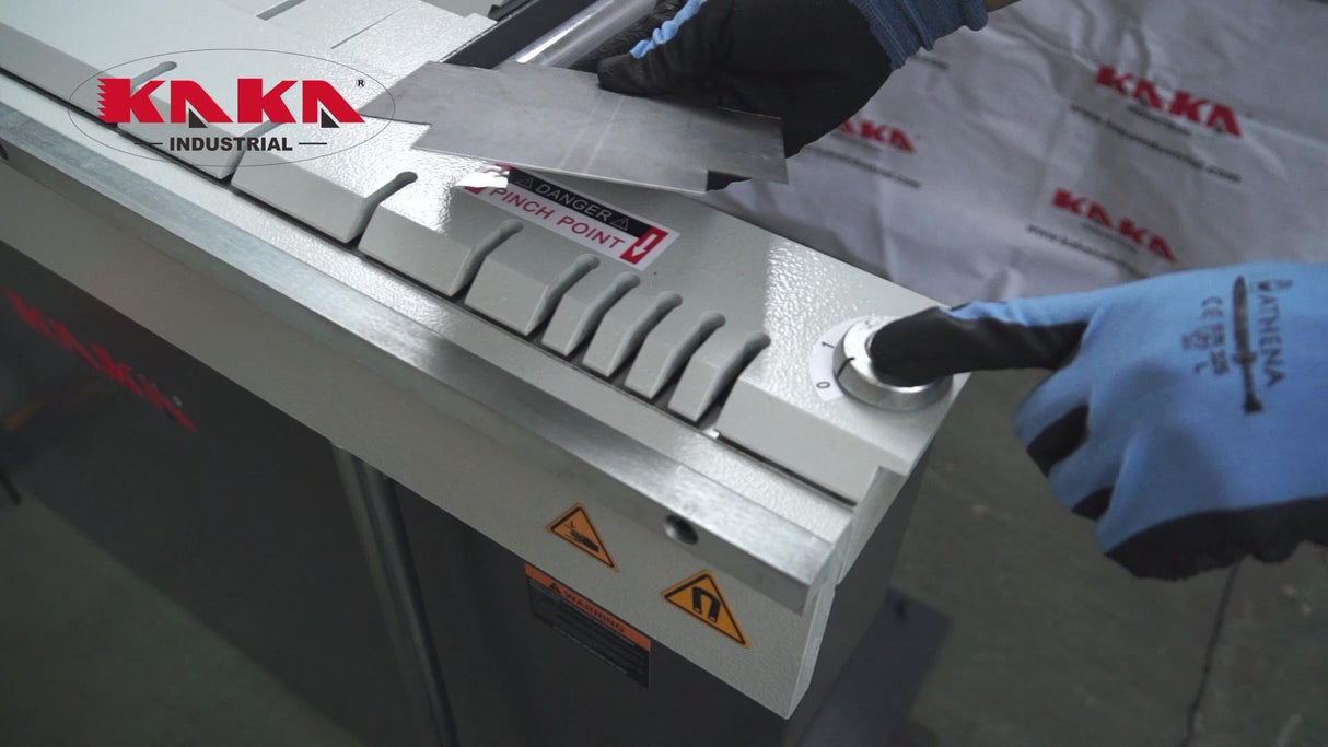 <transcy>Free Shipping! KAKA Industrial EB-4816B Manual Magnetic Sheet Metal Brake, Box and Pan Brake, 1-Phase 220V</transcy>