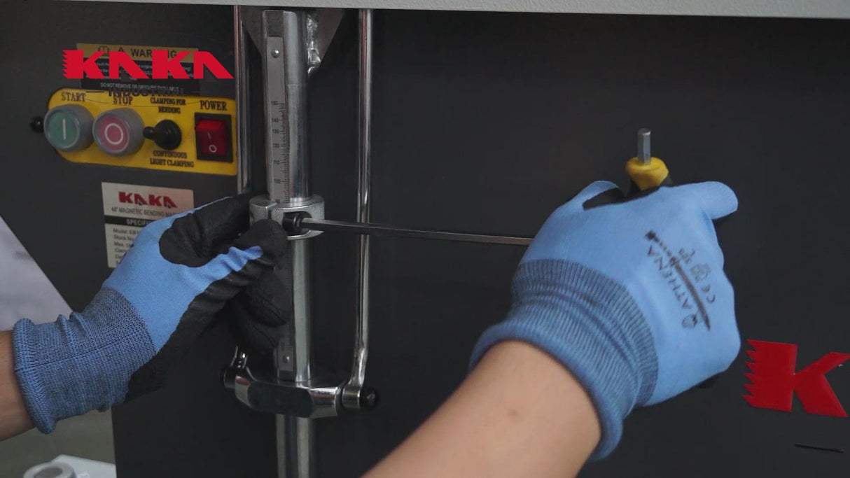 <transcy>Free Shipping! KAKA Industrial EB-4816B Manual Magnetic Sheet Metal Brake, Box and Pan Brake, 1-Phase 220V</transcy>