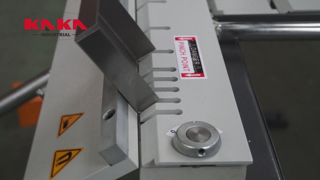<transcy>Free Shipping! KAKA Industrial EB-4816B Manual Magnetic Sheet Metal Brake, Box and Pan Brake, 1-Phase 220V</transcy>