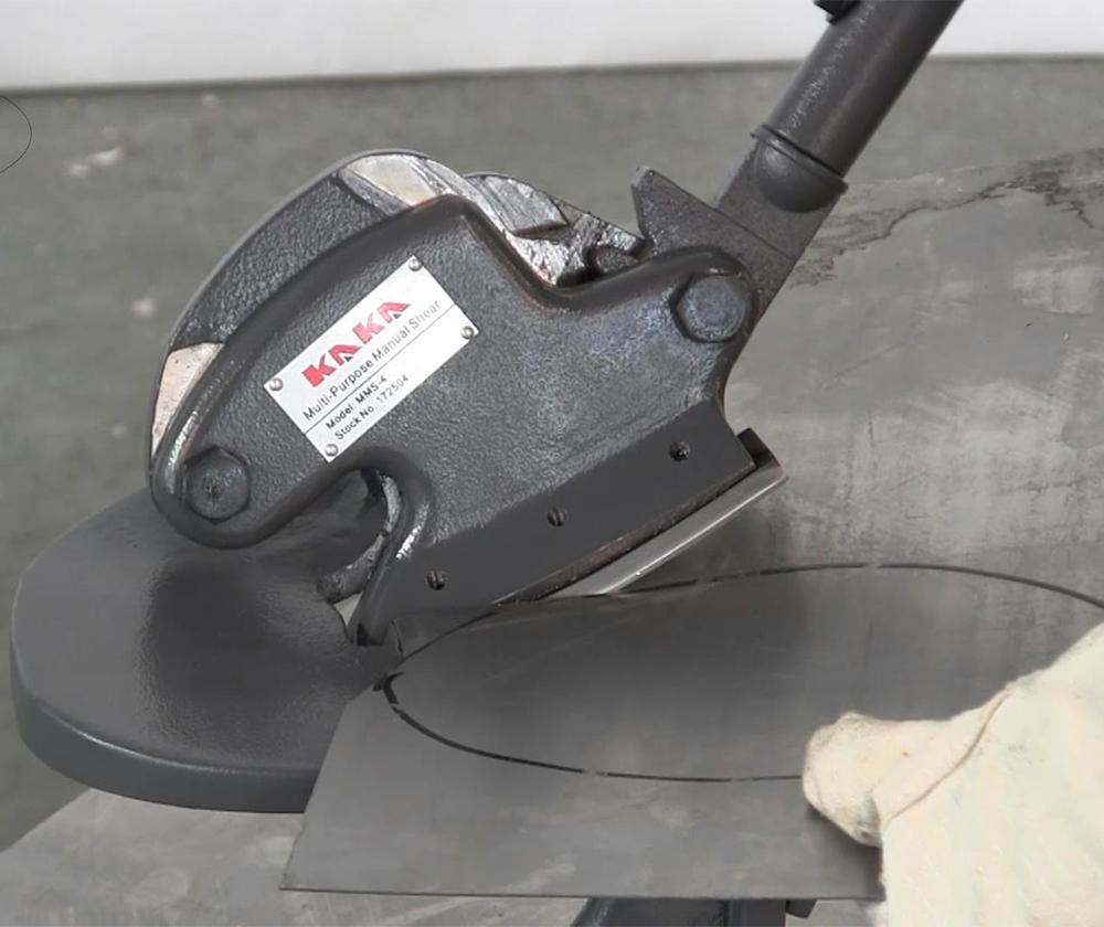 MMS-4 Cortadora de Lámina Manual Sin Garganta de Tipo Tijera, Calibre 14 Kayka Industrial