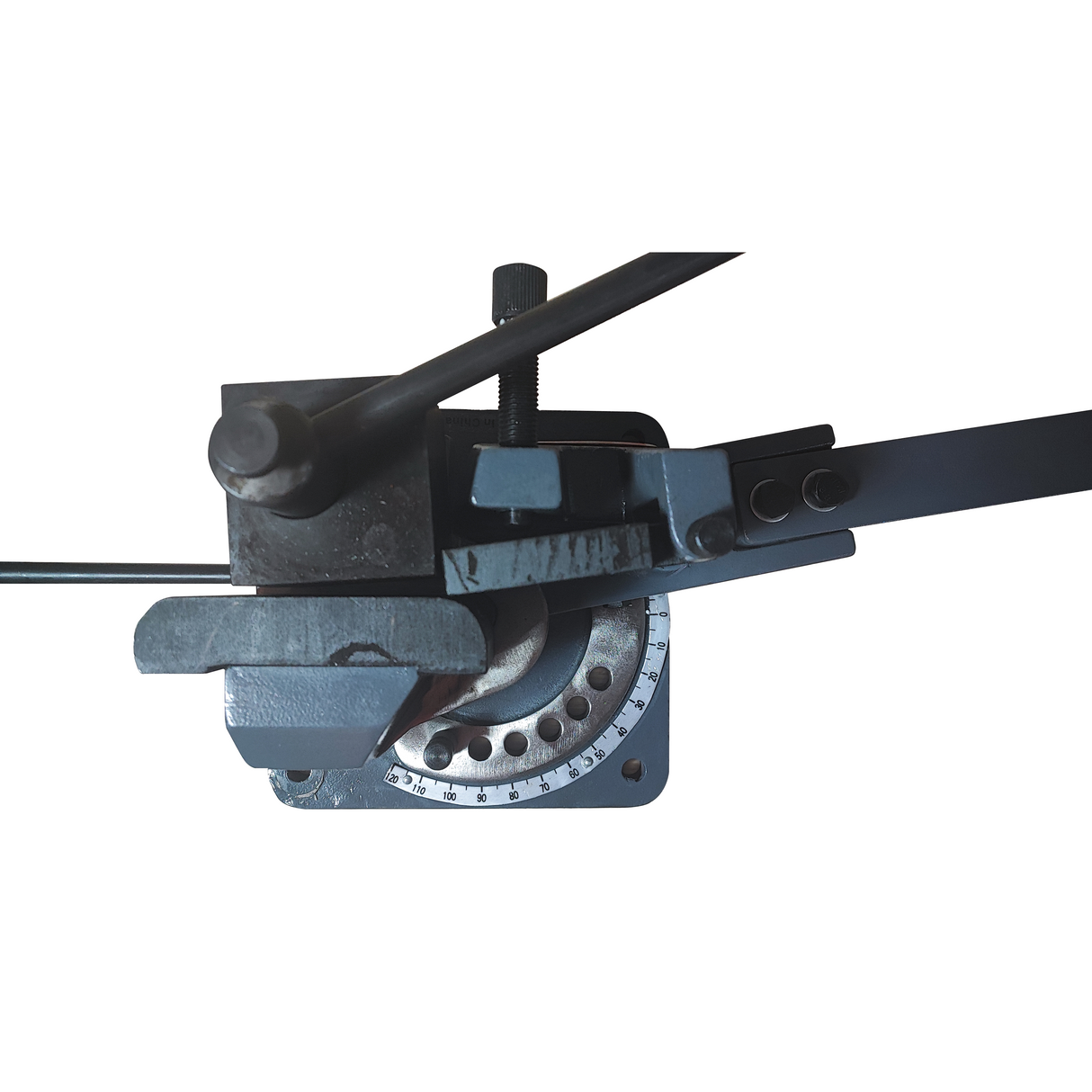 <transcy>KAKA Industrial UB-70 Cast-Iron Metal Bender, 2-3 / 4-Inch Hot and Cot Sheet Metal Bender, Solid Design, High Precision Strip Steel, Flat Steel, Round Steel and Angle Steel Metal Bender</transcy>