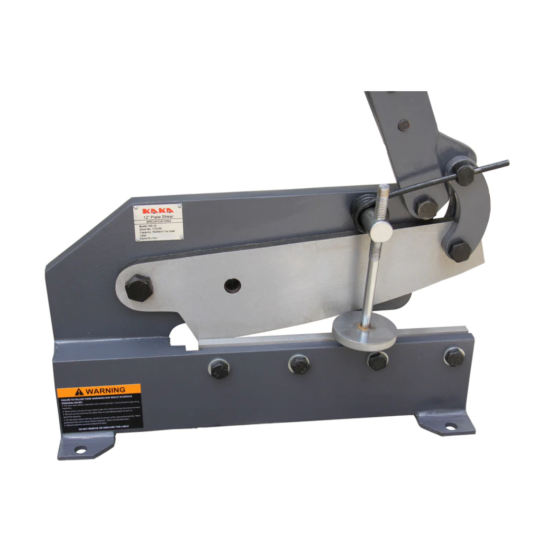 HS-12 Cizalla Cortadora de Lámina, Varilla y Solera de Palanca Manual con Hoja de 10" (26 cm). Kayka Industrial