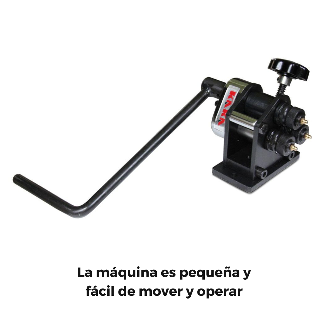 PR-3 Roladora Manual de Varilla y Solera para Anillos a Partir de 3" Kayka Industrial