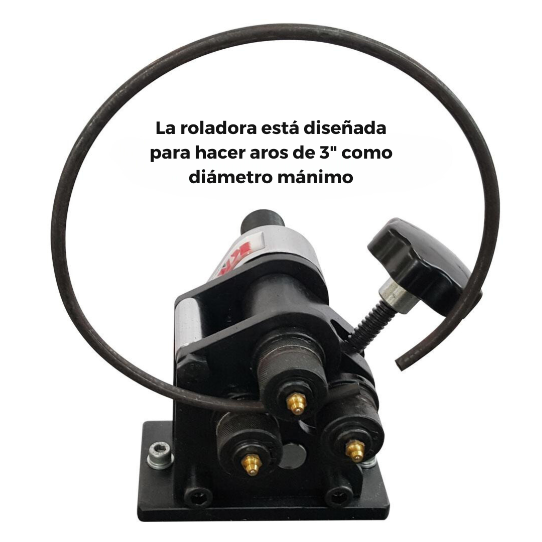 <transcy>PR-3 - Manual Roller for Solid Rod Diam. 1/4 &quot;and 1&quot; x1 / 8 &quot;Screed for rings up to 3&quot;</transcy>