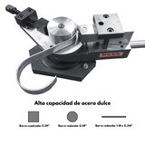 <transcy>SBG-40 Universal Manual Bench Bending Machine and Solid Bar 3-in-1 Double Espriral, Radius and Angle</transcy>