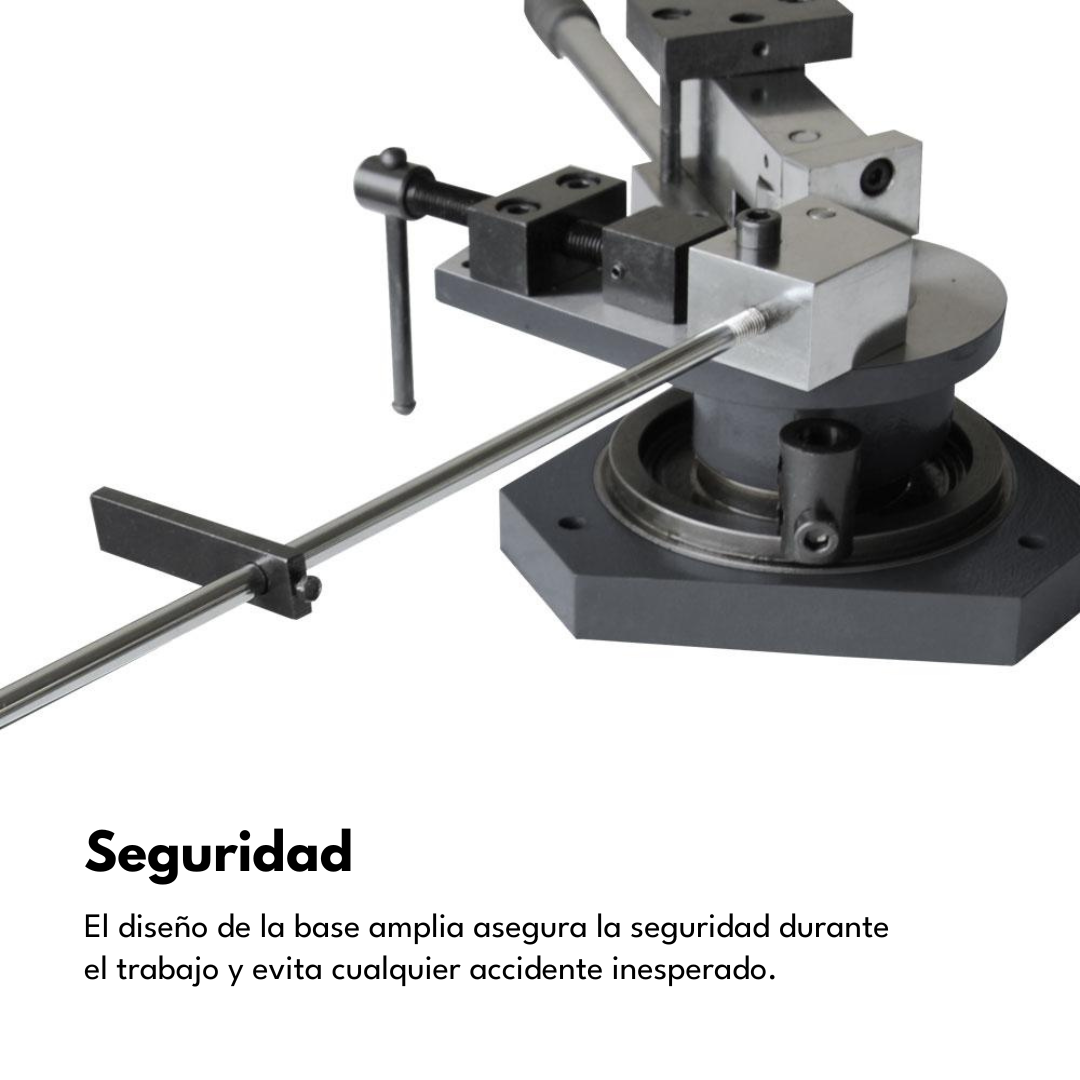 <transcy>SBG-40 Universal Manual Bench Bending Machine and Solid Bar 3-in-1 Double Espriral, Radius and Angle</transcy>