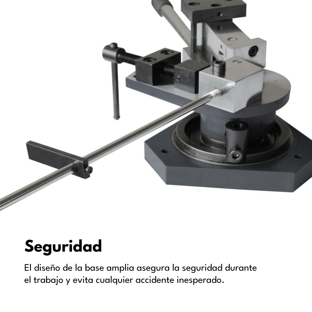 SBG-40 Dobladora de Solera Ornamental para Herrería 3-en-1 Doblado en Angulo, Espiral y Radio. Kayka Industrial