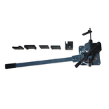 <transcy>KAKA Industrial UB-70 Cast-Iron Metal Bender, 2-3 / 4-Inch Hot and Cot Sheet Metal Bender, Solid Design, High Precision Strip Steel, Flat Steel, Round Steel and Angle Steel Metal Bender</transcy>