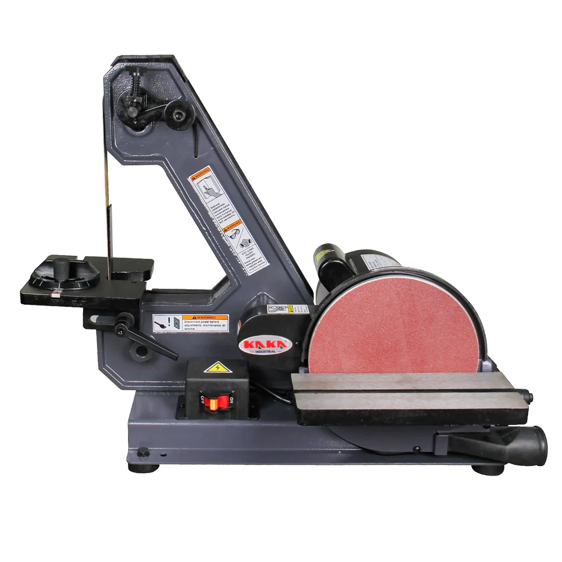 BTM-200 Lijadora de banda y disco de mesa, 1 x 42 pulgadas, 8 pulgadas, 1/3 HP KAYKA INDUSTRIAL