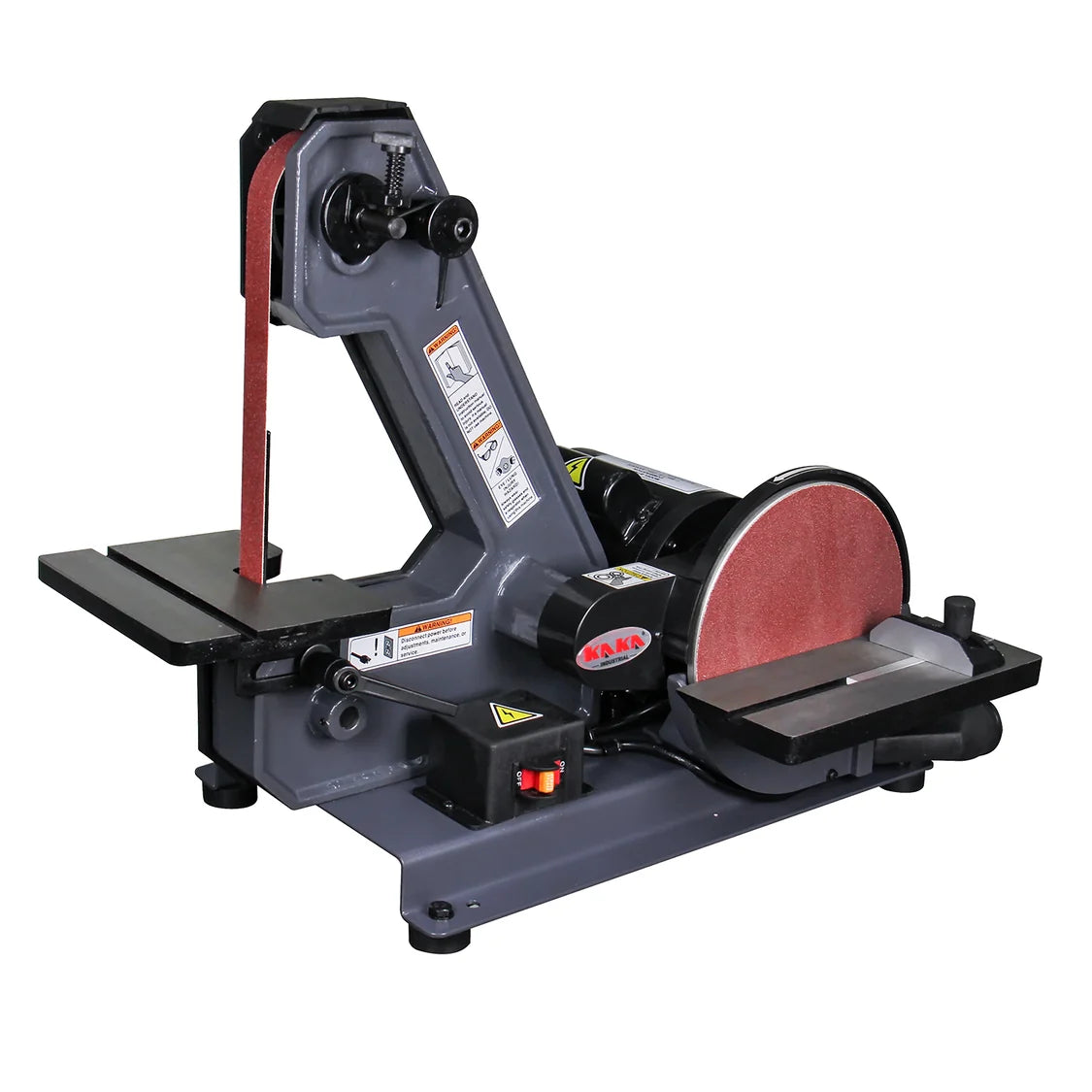 BTM-200 Lijadora de banda y disco de mesa, 1 x 42 pulgadas, 8 pulgadas, 1/3 HP KAYKA INDUSTRIAL
