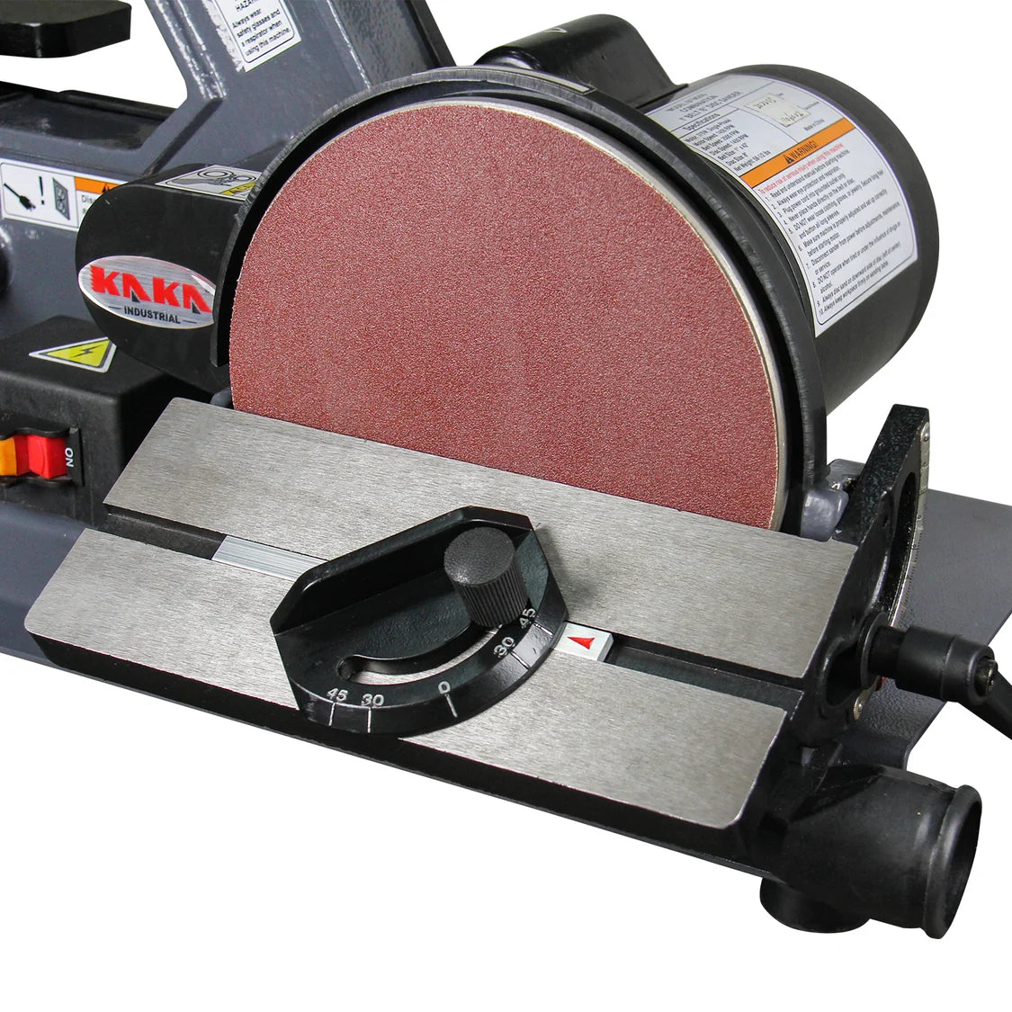 BTM-200 Lijadora de banda y disco de mesa, 1 x 42 pulgadas, 8 pulgadas, 1/3 HP KAYKA INDUSTRIAL