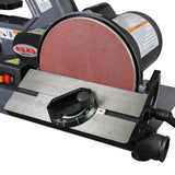 BTM-200 Lijadora de banda y disco de mesa, 1 x 42 pulgadas, 8 pulgadas, 1/3 HP KAYKA INDUSTRIAL