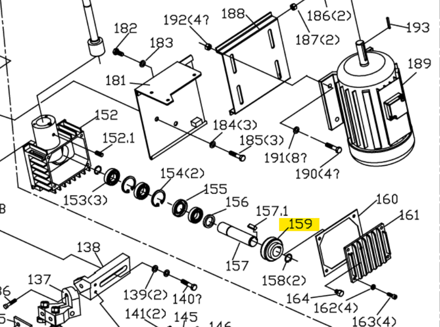 Rueda de tornillo sin fin BS-712N. Kayka Industrial