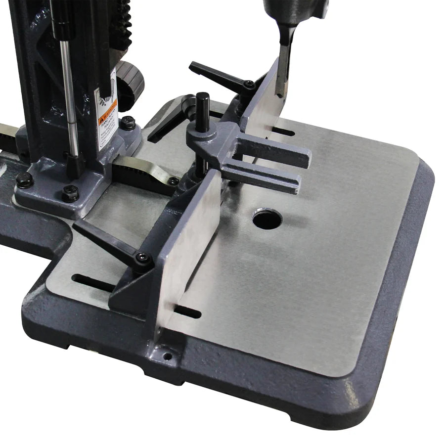 MS-3816 Máquina de mortajar de mesa, con juegos de brocas de cincel de 4 tamaños, para mortajar agujeros redondos y cuadrados, y mortajadoras de cincel hueco