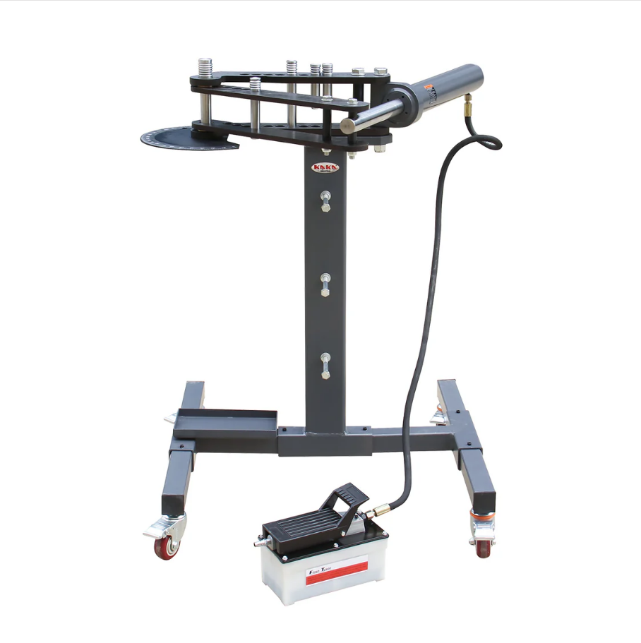 Dobladora de tubo TB-3B neumohidráulica de 10 T para jaulas antivuelco y tubos de escape, con cilindro de carrera de 12 in. KAYKA INDUSTRIAL