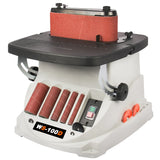 Lijadora Vertical Oscilante de Eje y Lijadora de Banda WS-100D, Máquina Combinada 2 en 1 para Carpintería Kayka industrial
