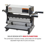 <transcy>3-IN-1/12 3 in 1 Combined Manual Machine: 12 &quot;(30 cm.) Sheet Cutter, Bender and Roller</transcy>