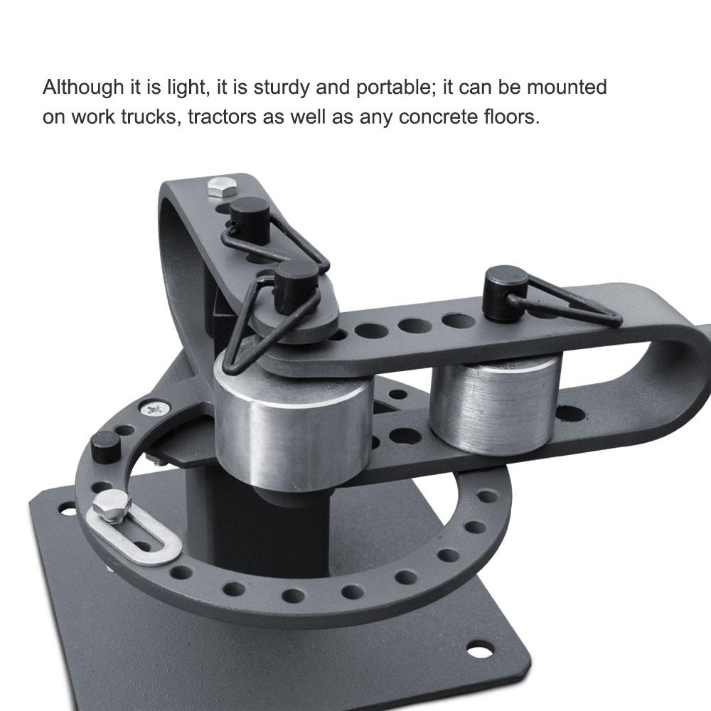 YP-9 Dobladora de Solera y Barra Sólida Manual para Mesa de Trabajo con Siete Dados Kayka Industrial