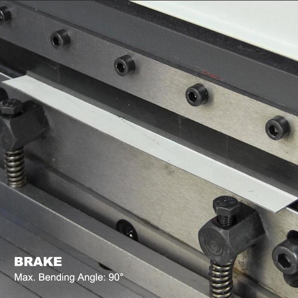 <transcy>KAKA Industrial 3-In-1/8 8-Inch Combination Sheet Metal Brake Shear and Roll, Pan &amp; box brake</transcy>