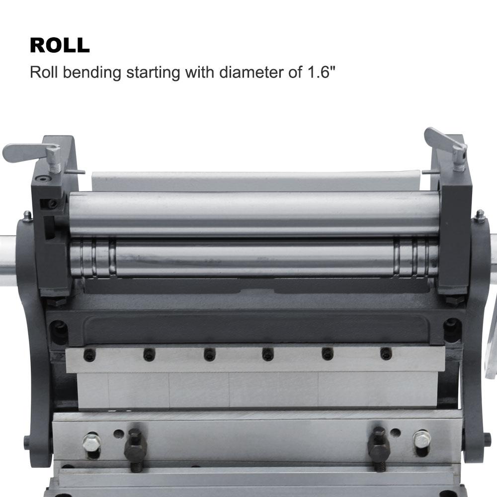 <transcy>3-IN-1/12 3 in 1 Combined Manual Machine: 12 &quot;(30 cm.) Sheet Cutter, Bender and Roller</transcy>
