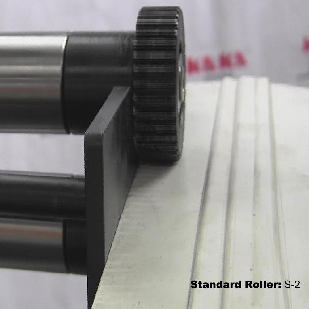 <transcy>KAKA Industrial TB-12 8-Inch Heavy-Duty Bead Bender, 18 Gauge Thickness, Cast-Iron Sheet Metal Rotary Forming Machine</transcy>