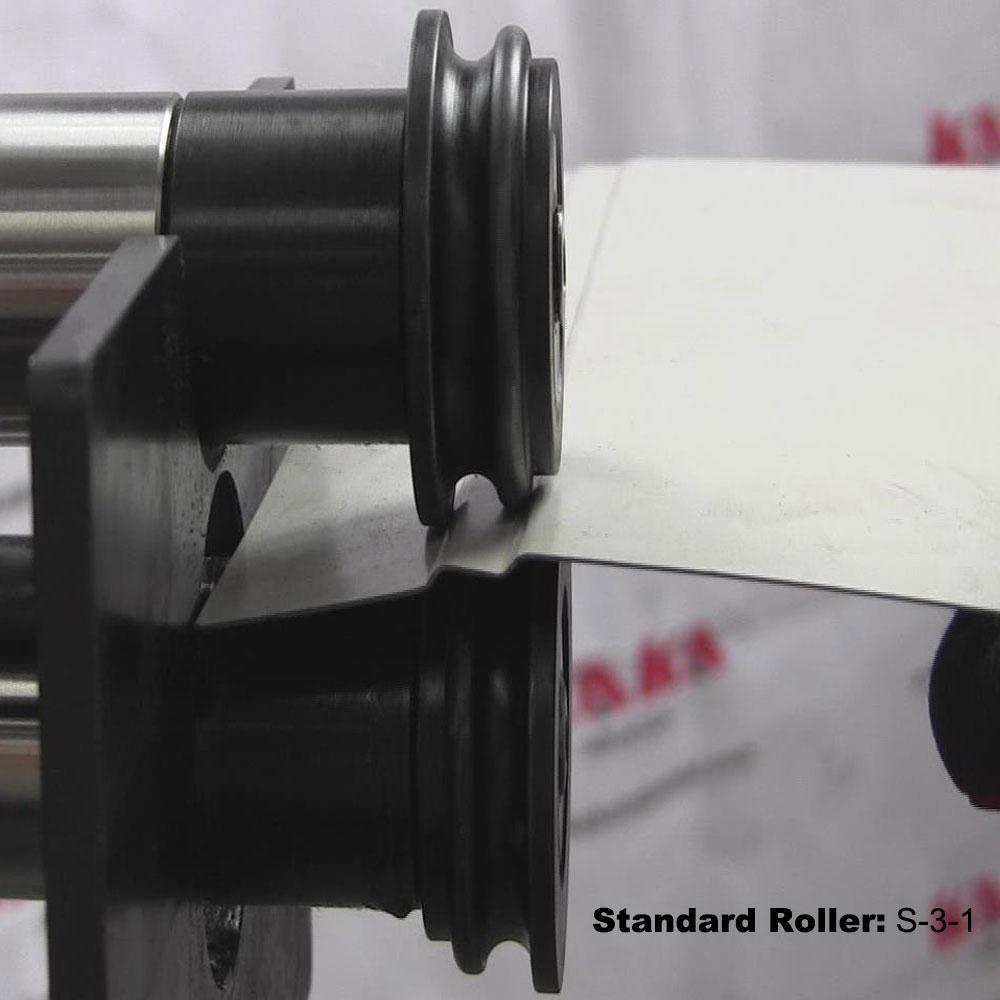 <transcy>KAKA Industrial TB-12 8-Inch Heavy-Duty Bead Bender, 18 Gauge Thickness, Cast-Iron Sheet Metal Rotary Forming Machine</transcy>
