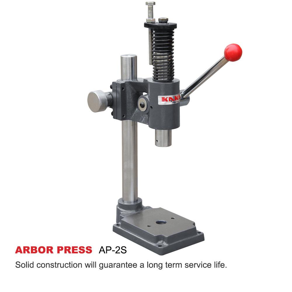 <transcy>KAKA Industrial AP-2S Arbor Press, Adjust Press Height Jewelry Tools, Solid Construction, Easy Operation 2 Tons Arbor Press</transcy>