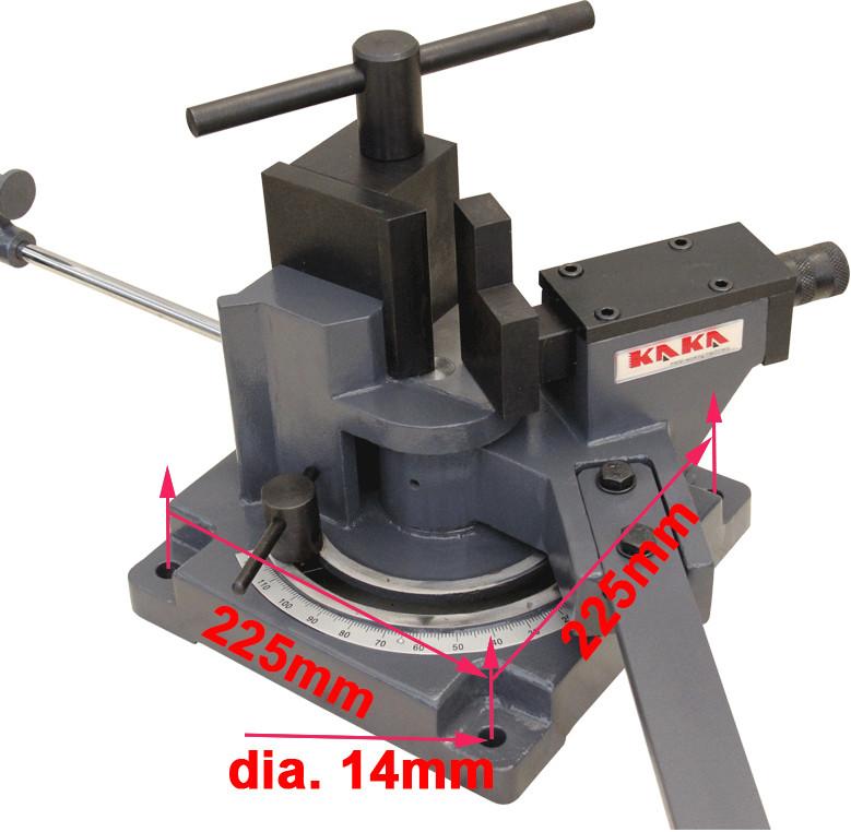 UB-100A Dobladora Universal Resistente, para acero redondo, cuadrado, angular y solera  Kayka Industrial