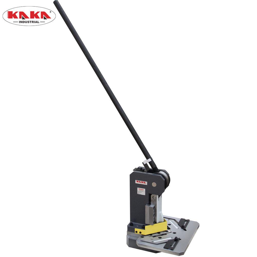<transcy>KAKA Industrial HN-1104 Heavy-Duty Metal Corner Notcher, 4x4 &quot;Blade, 11-Ga Mild Steel</transcy>